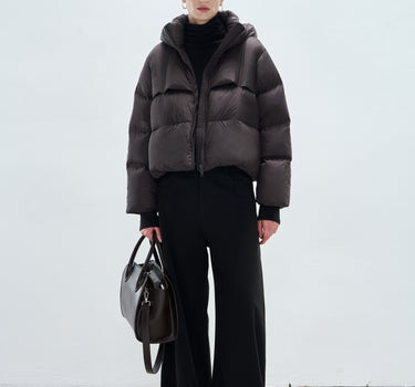 Trendy Short-Length Down Puffer