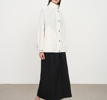Casual Off-White Trench Coat for Women
