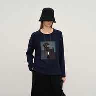 Modern Casual Patchwork Pony Shirt
