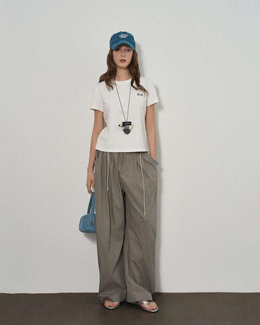 Charming Puppy Embroidered T-Shirt for Everyday Style