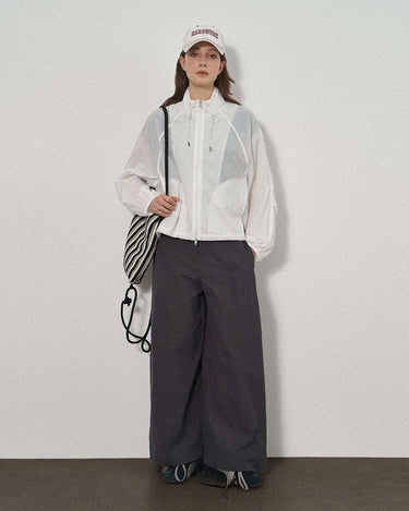 Classic High-Waisted Pants with A-Line Silhouette