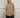 Beige Wool Crew Neck Pullover for Women