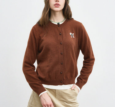 Retro Preppy Women’s Short Cardigan Sweater