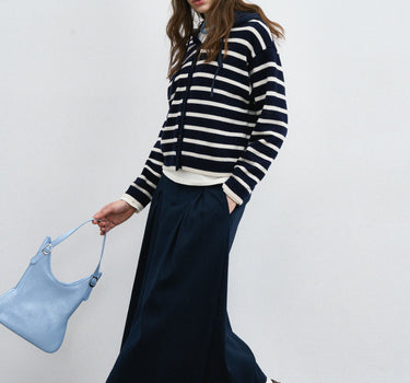 Timeless Retro Striped Women’s Cardigan