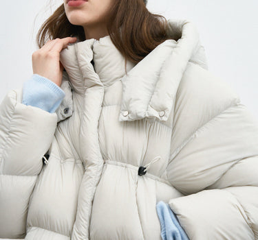 Premium Short Hooded Down Jacket for Women