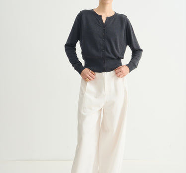 Elegant Wool Blend Knit Sweater