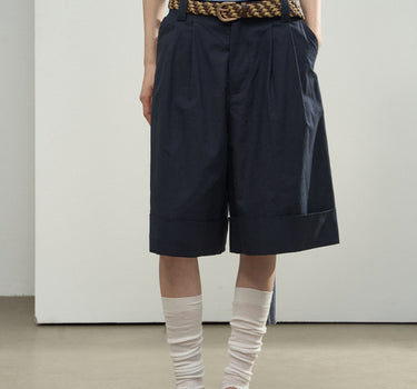 High-Waisted Wide-Leg Cropped Pants