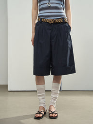 High-Waisted Wide-Leg Cropped Pants