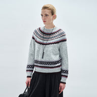Fair Isle Jacquard Cashmere-Feel Sweater