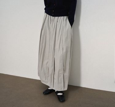 Flattering Wide Skirt with Paneled Detailing