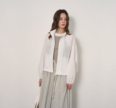 Windproof Casual Jacket with Batwing Sleeves