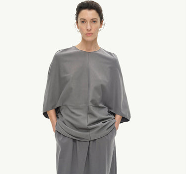 Cotton Loose Deconstructed Knit Top – Effortless Spring Style