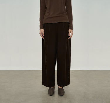 Elegant High Waisted Wide Leg Trousers