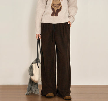 Mulberry Silk Melange Relaxed Pants