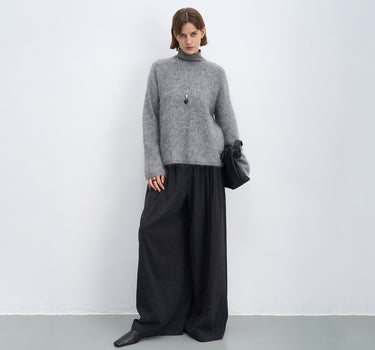 Luxurious Cashmere Crewneck Pullover for Effortless Style