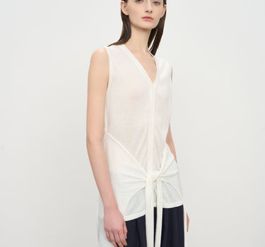 Chic V-Neck Sleeveless Knit Top for Women