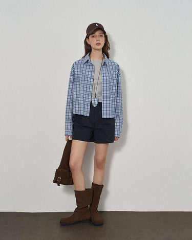 Classic Retro Plaid Shirt with Vintage Charm
