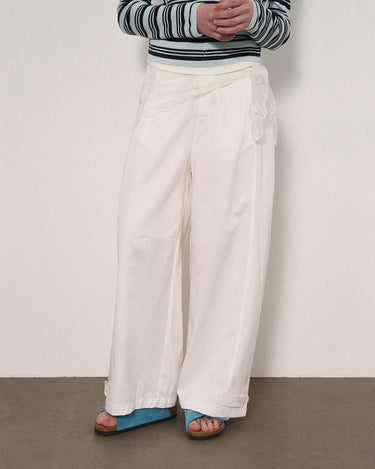 Soft Cotton-Blend Casual Trousers with Relaxed Fit