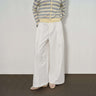 Classic High-Waisted Pants with A-Line Silhouette