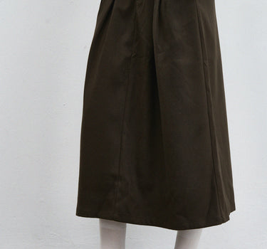 High-Waisted Pleated Maxi Skirt – Timeless Vintage Style