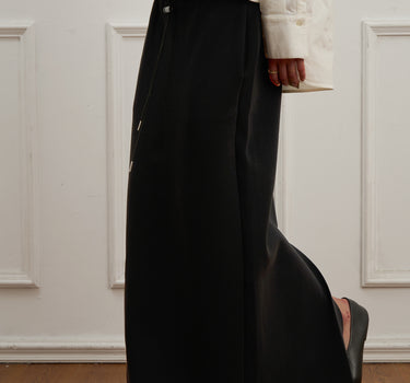 Double-Sided Straight Skirt with Flattering Fit