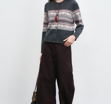 High-Waisted Straight-Leg Pants with Refined Drape