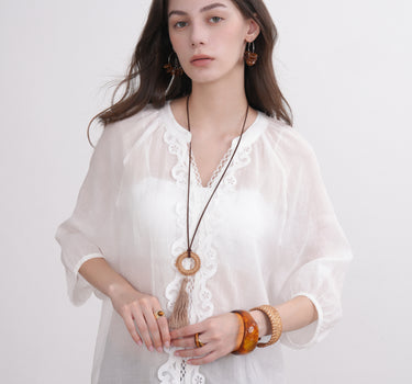 Women's Lightweight Summer Ramie Blouse
