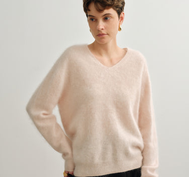 Soft Wool Cashmere Knit Pullover