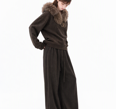Elastic Waist Casual Pants