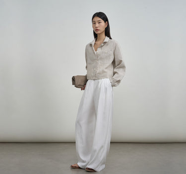 Lightweight Natural Linen Jacket