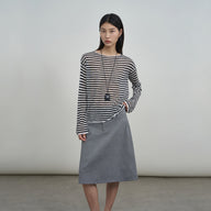 Minimalist Striped Cardigan for Spring