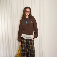 Casual Heart Pattern Cotton Sweatshirt