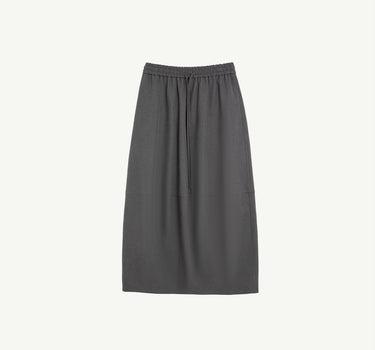 Versatile Half Skirt with Measured Cut and Elastic Waistband