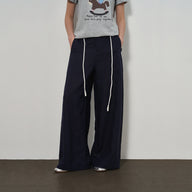Linen Blend Wide-Leg Pants for Spring Summer