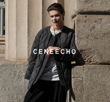 Crew Neck Button-Front Down Jacket