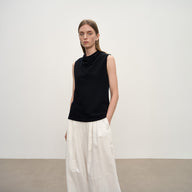 Tencel Wool Blend Swing Neck Undershirt