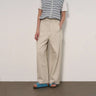Soft Cotton-Blend Casual Trousers with Relaxed Fit