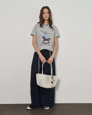 Linen Blend Wide-Leg Pants for Spring Summer