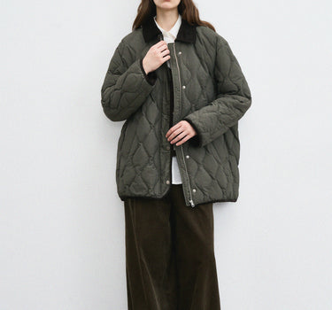 Retro-Inspired Quilted Winter Jacket