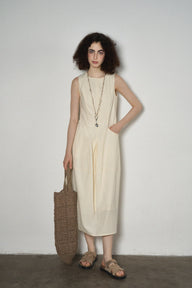Minimalist Sleeveless Tank Dress for Women