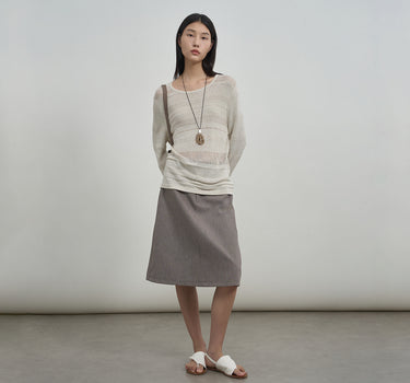 Drapey Long-Sleeve Knit for All Shapes