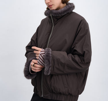 Stand Collar Fur Collar Winter Coat