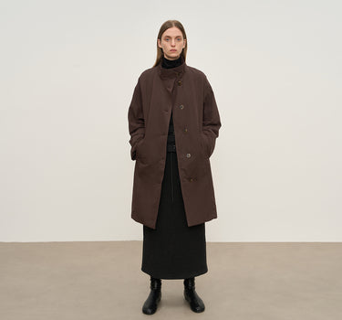 Elegant Long-Staple Cotton Trench for Women