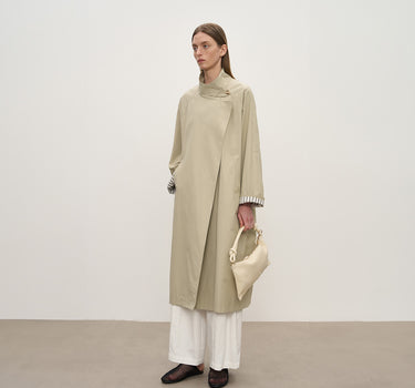 Classic Mid-Length Trench Coat for All Seasons