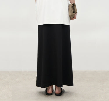 Machine-Washable Wool Skirt for Daily Wear