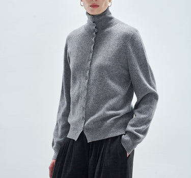 Cozy Sheep Wool High-Neck Top