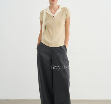 Minimalist Flared Sleeve Women's Top