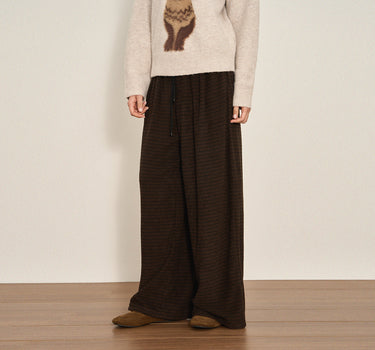 Mulberry Silk Melange Relaxed Pants