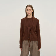 Cozy Drop-Shoulder Knit Sweater