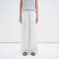 Breathable Linen Wide-Leg Pants for Summer